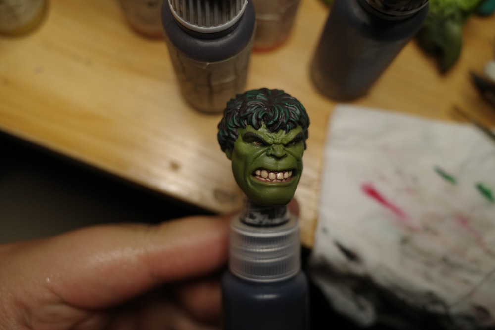 Memory toys Hulk Anime headsculpt（Open mouth Headsculpt/ close mouth Headsculpt)  /diy doll 1/12