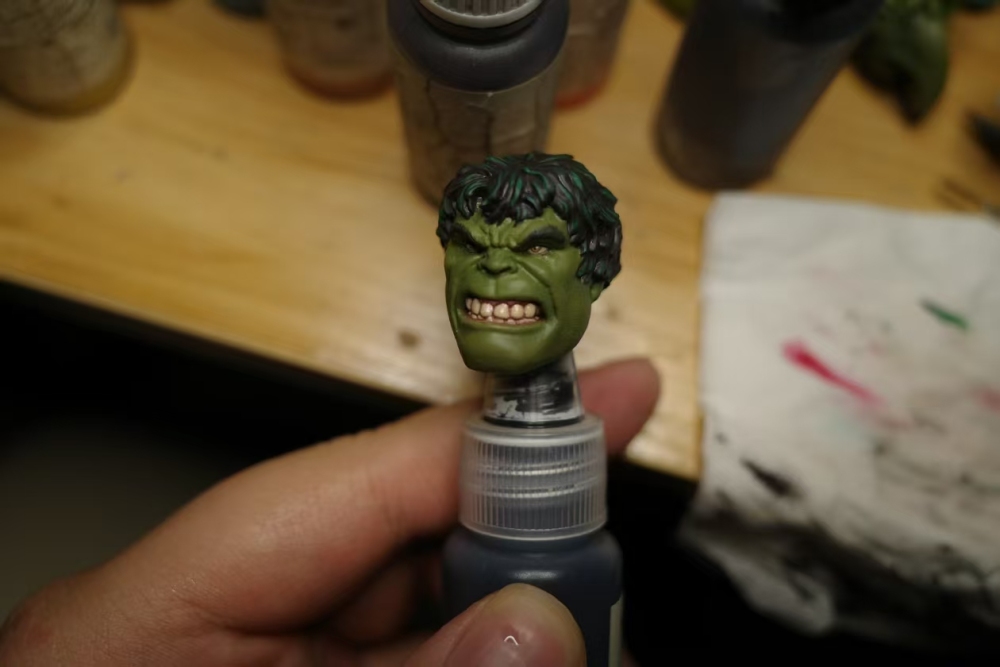 Memory toys Hulk Anime headsculpt（Open mouth Headsculpt/ close mouth Headsculpt)  /diy doll 1/12