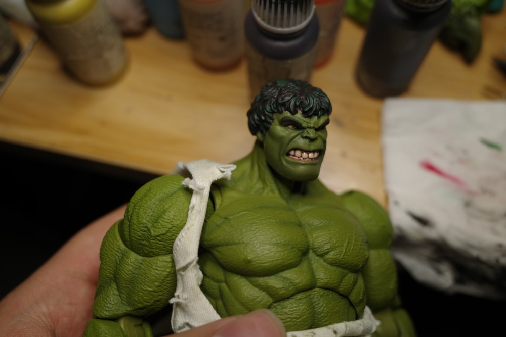 Memory toys Hulk Anime headsculpt（Open mouth Headsculpt/ close mouth Headsculpt)  /diy doll 1/12