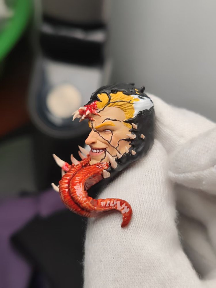 marvellegends Venom headsculpt 1:12