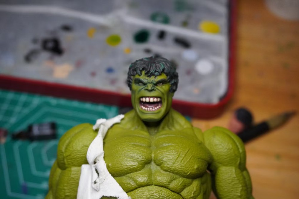 Memory toys Hulk Anime headsculpt（Open mouth Headsculpt/ close mouth Headsculpt)  /diy doll 1/12