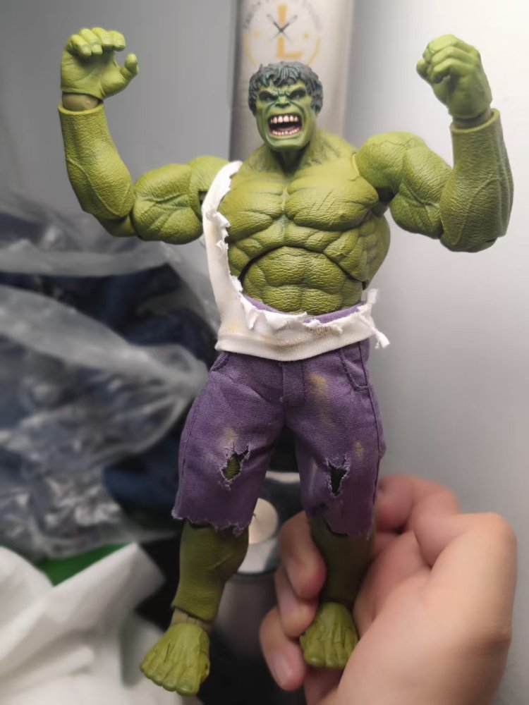 Memory toys Hulk Anime headsculpt（Open mouth Headsculpt/ close mouth Headsculpt)  /diy doll 1/12