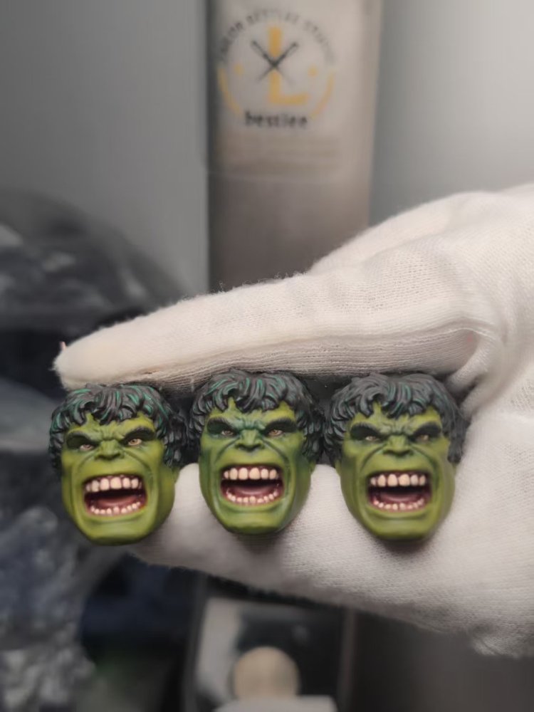 Memory toys Hulk Anime headsculpt（Open mouth Headsculpt/ close mouth Headsculpt)  /diy doll 1/12