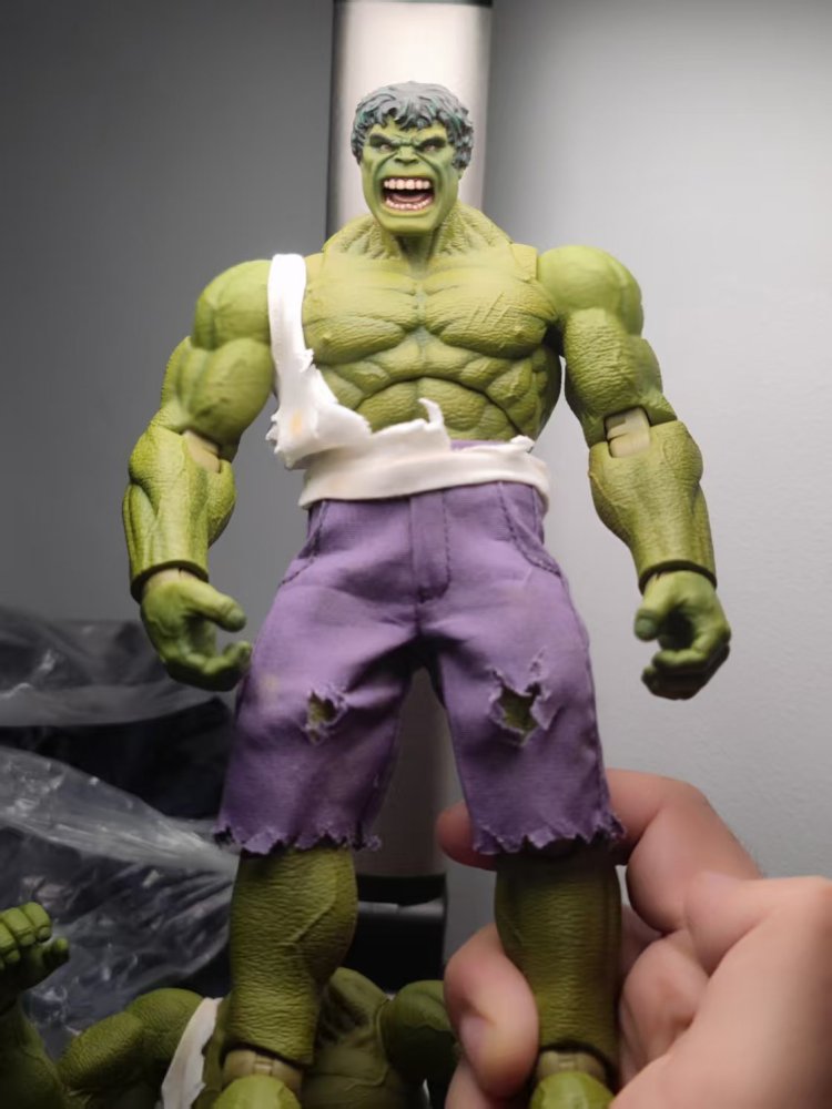 Memory toys Hulk Anime headsculpt（Open mouth Headsculpt/ close mouth Headsculpt)  /diy doll 1/12