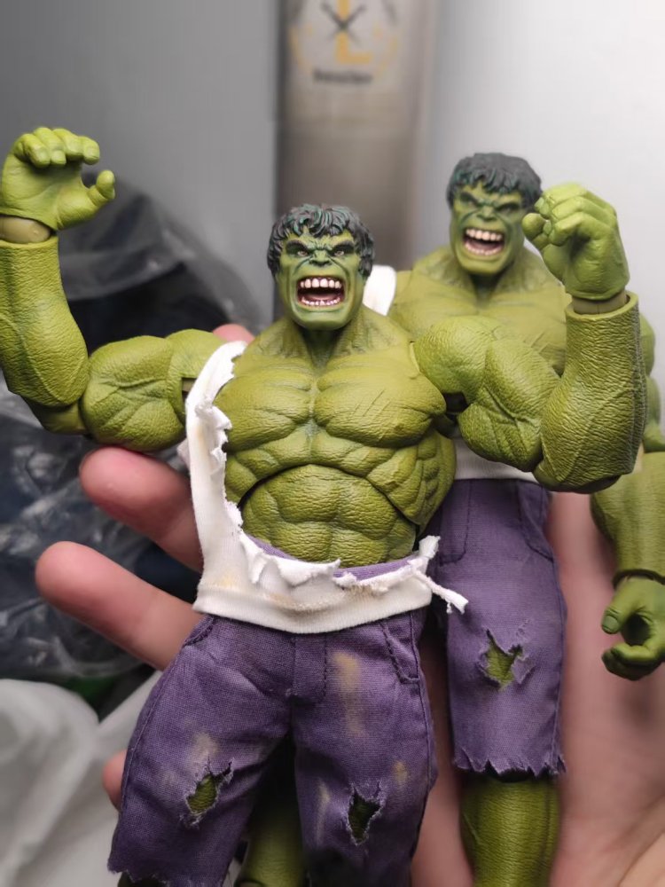 Memory toys Hulk Anime headsculpt（Open mouth Headsculpt/ close mouth Headsculpt)  /diy doll 1/12