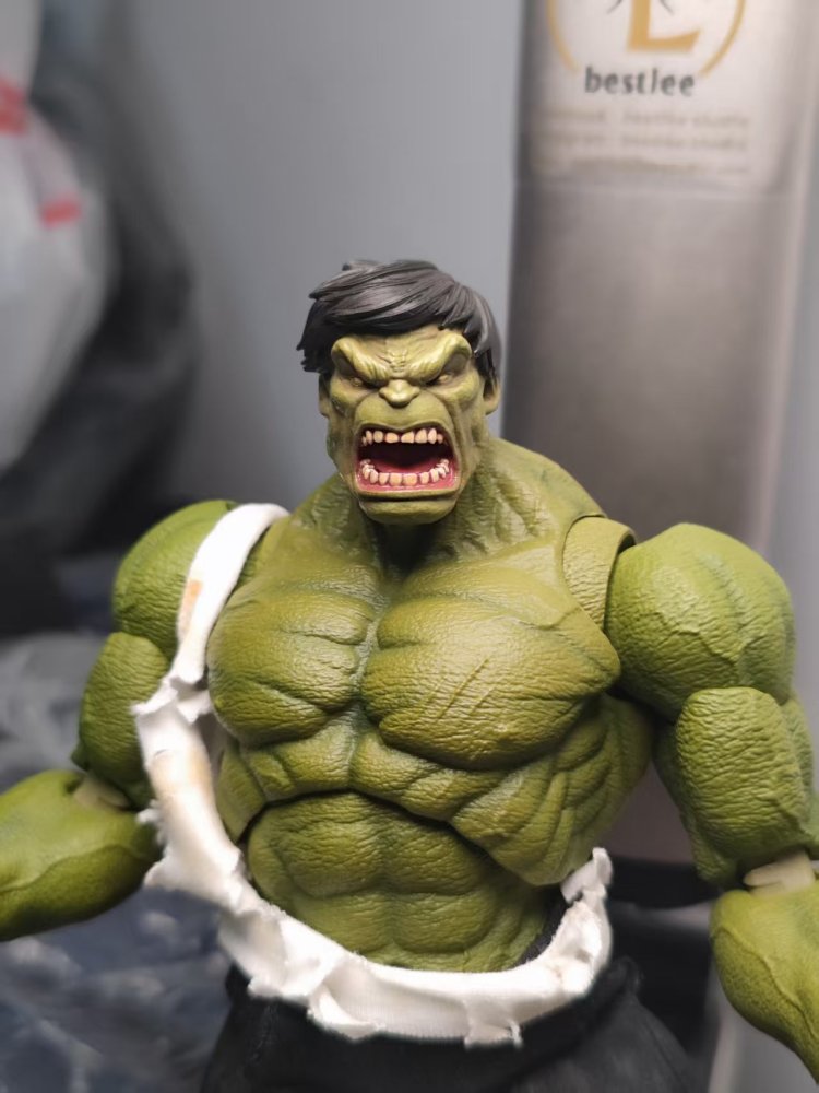 Memory toys HULK black hair headsculpt / shorts + black pants 1:12