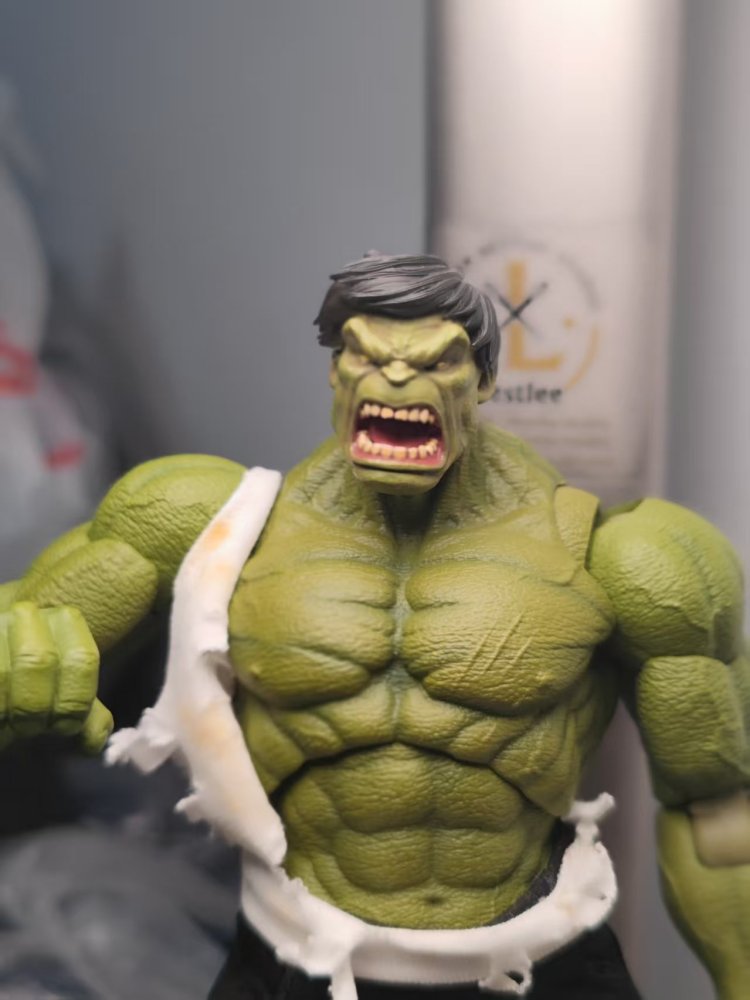 Memory toys HULK black hair headsculpt / shorts + black pants 1:12