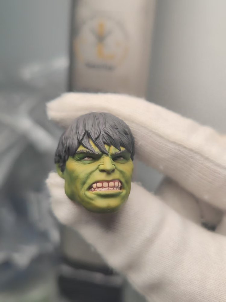Memory toys HULK (Short hairstyle style / Long hairstyle style) headsculpt 1:12