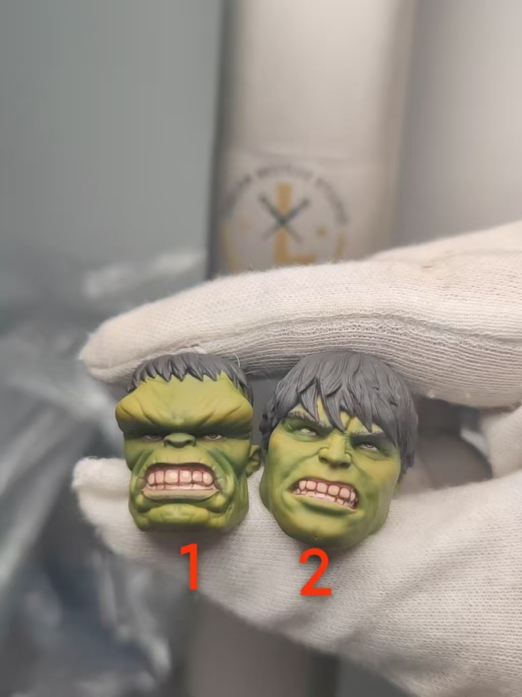 Memory toys HULK (Short hairstyle style / Long hairstyle style) headsculpt 1:12