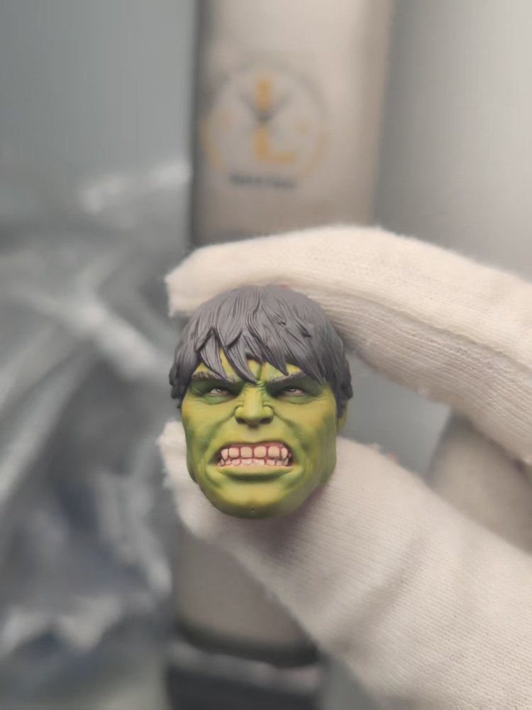 Memory toys HULK (Short hairstyle style / Long hairstyle style) headsculpt 1:12
