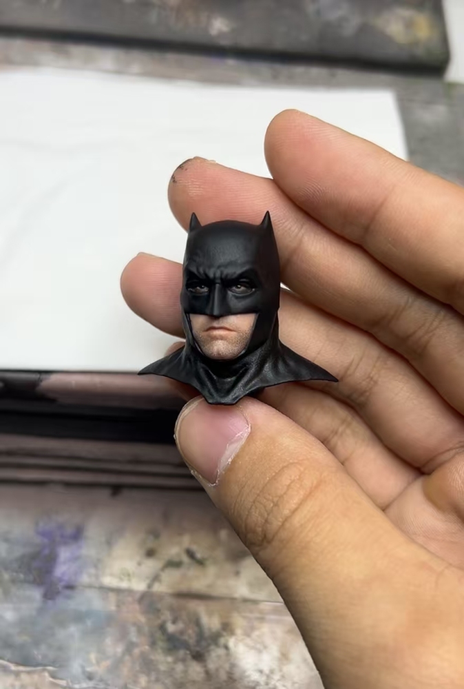 BVS Batman Calm Expression (fine paint) Headsculpt 1:12