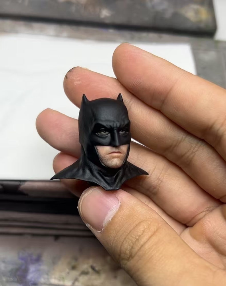 BVS Batman Calm Expression (fine paint) Headsculpt 1:12
