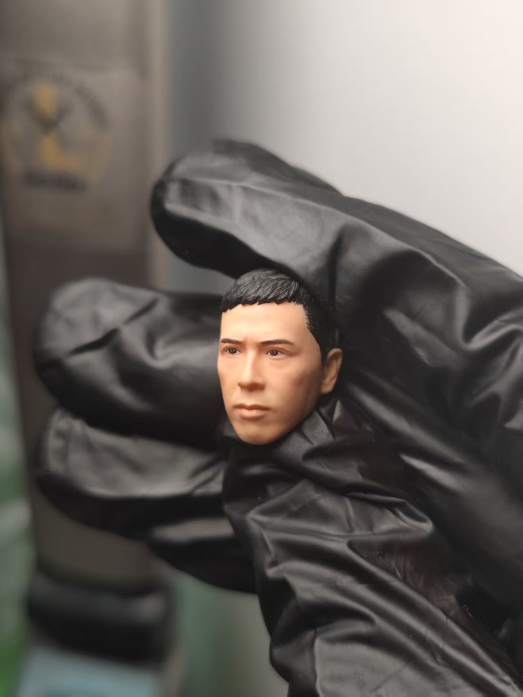 iPman Wing chun man headsculpt/Suit 1/12