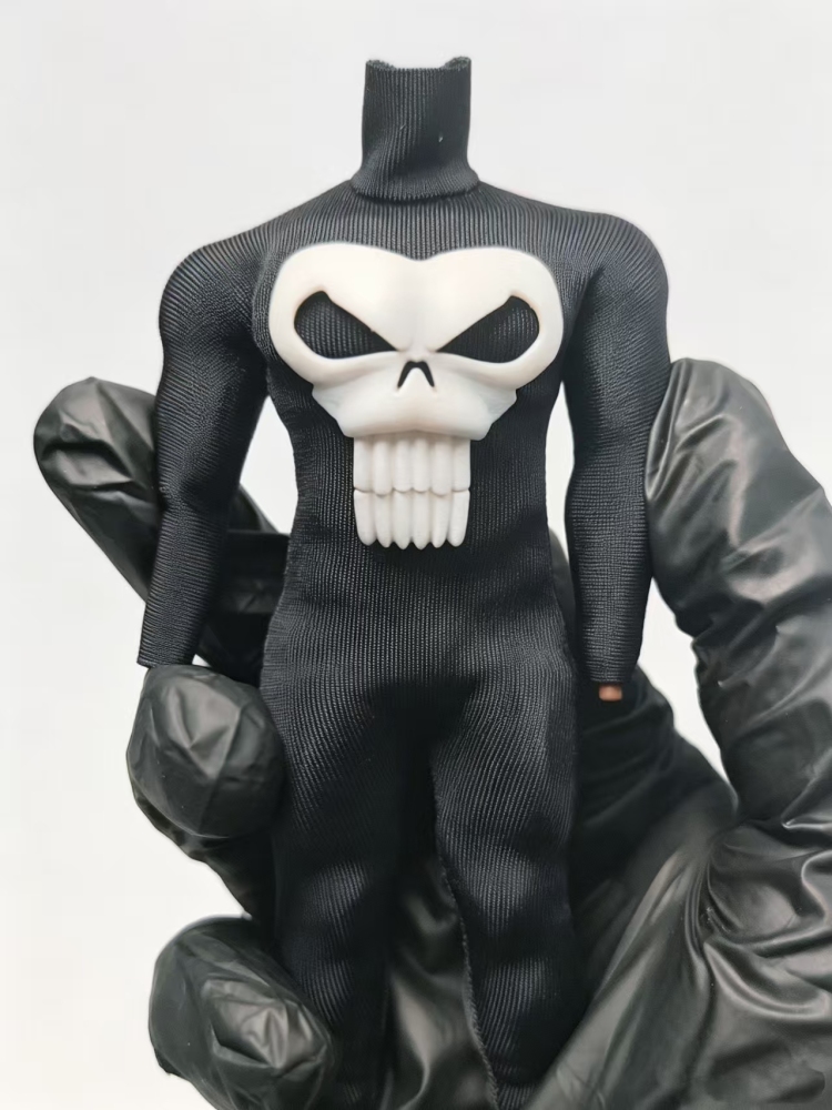 Punisher 3D Logo Bodysuit 1:12