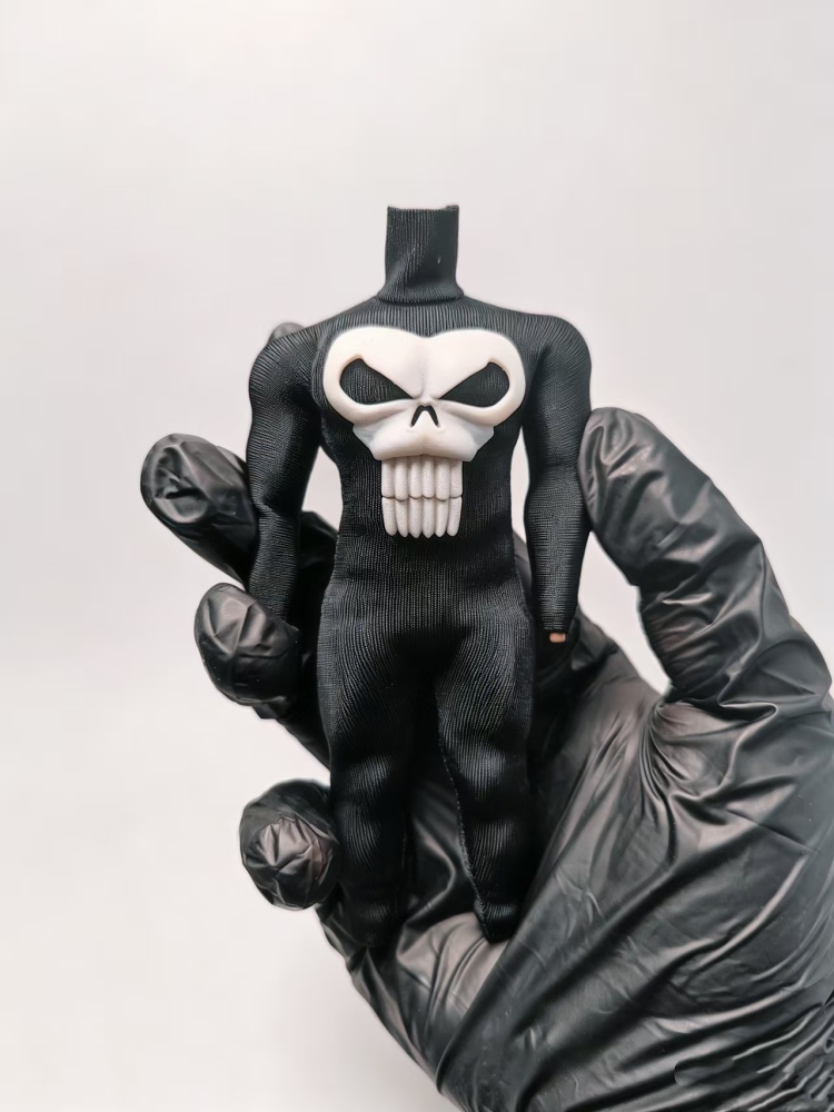 Punisher 3D Logo Bodysuit 1:12