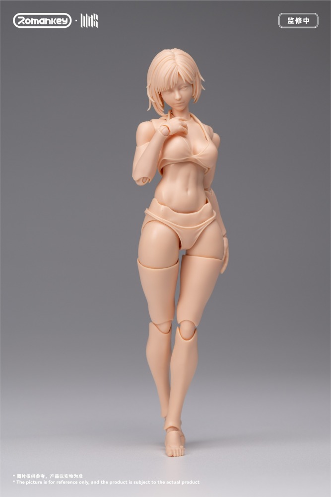 Romankey UMS004 1/12 Super Articulated Female Body Mia-Unpainted Version