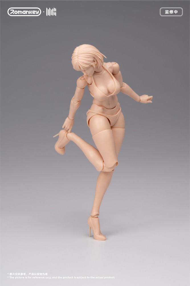 Romankey UMS004 1/12 Super Articulated Female Body Mia-Unpainted Version