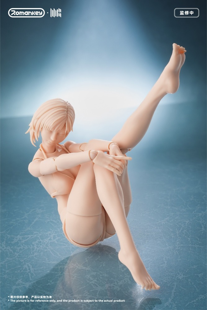 Romankey UMS004 1/12 Super Articulated Female Body Mia-Unpainted Version