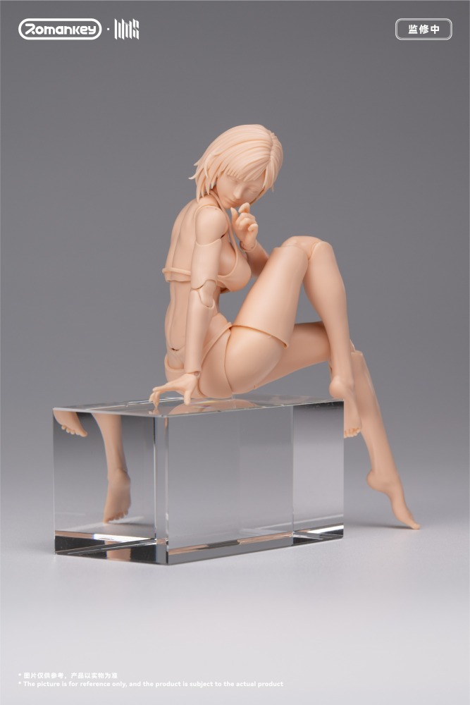 Romankey UMS004 1/12 Super Articulated Female Body Mia-Unpainted Version