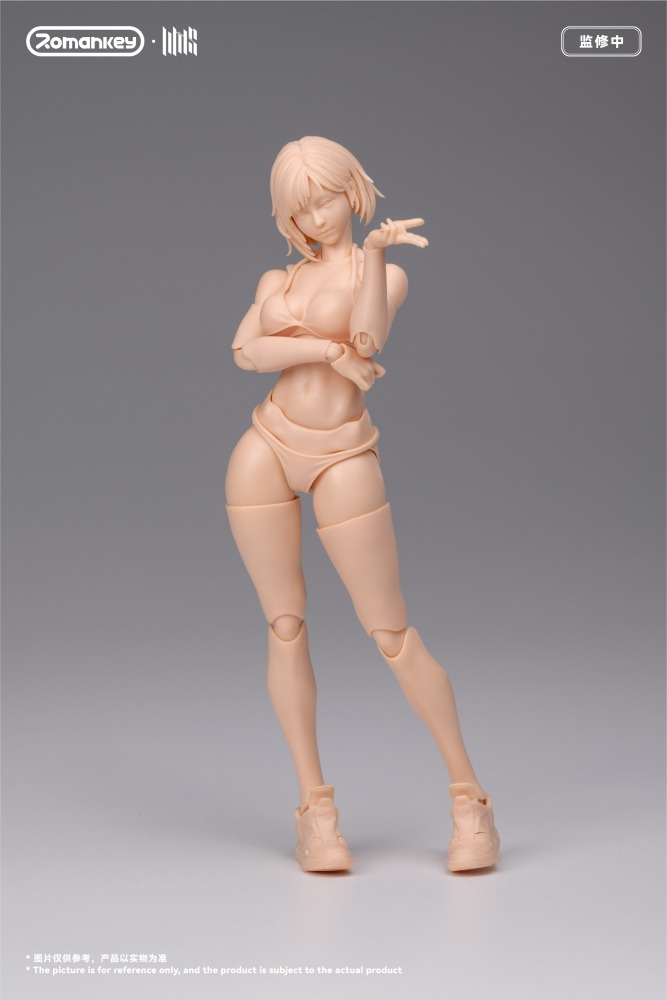 Romankey UMS004 1/12 Super Articulated Female Body Mia-Unpainted Version