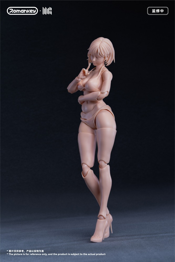 Romankey UMS004 1/12 Super Articulated Female Body Mia-Unpainted Version