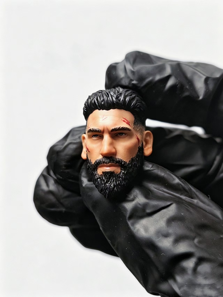 1/12 Netflix Punisher Bearded Head Sculpt