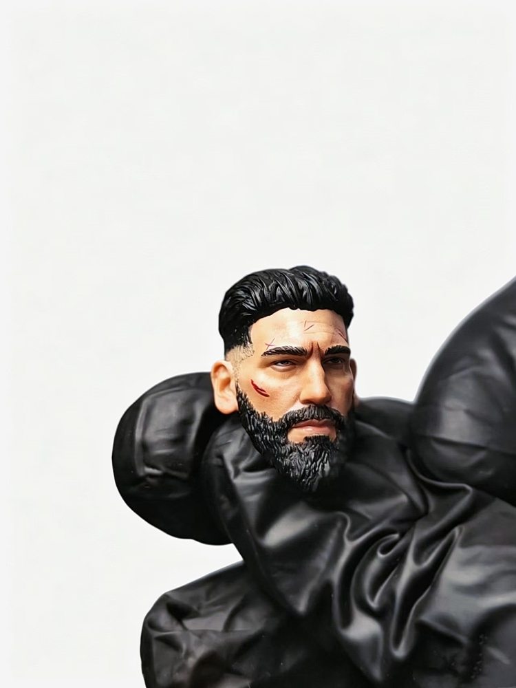 1/12 Netflix Punisher Bearded Head Sculpt