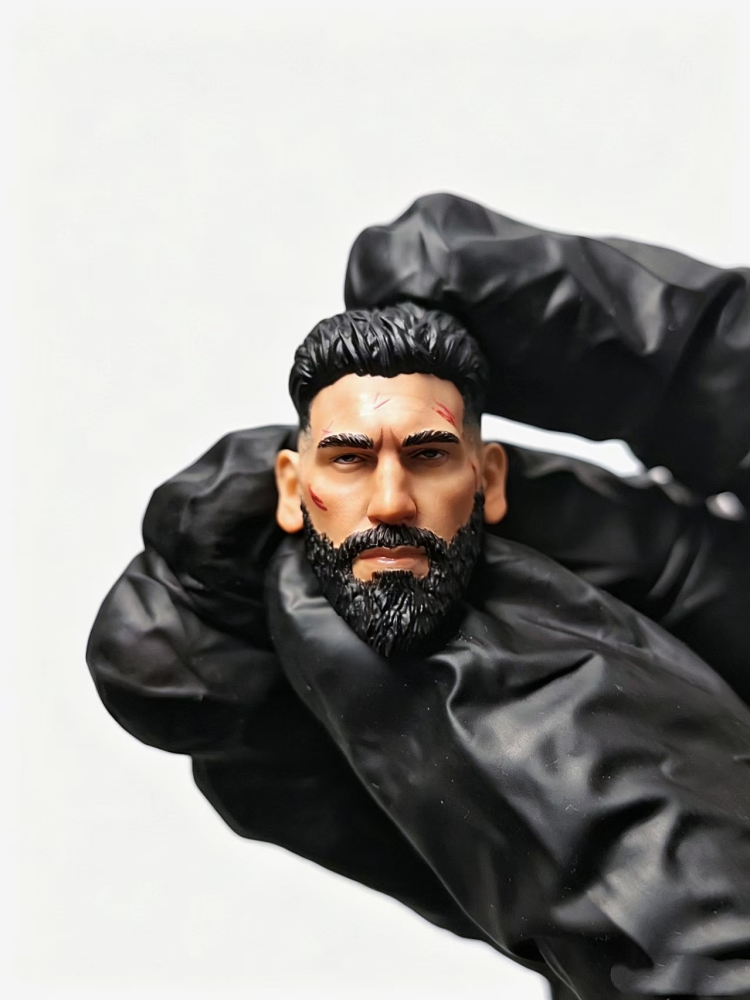 1/12 Netflix Punisher Bearded Head Sculpt