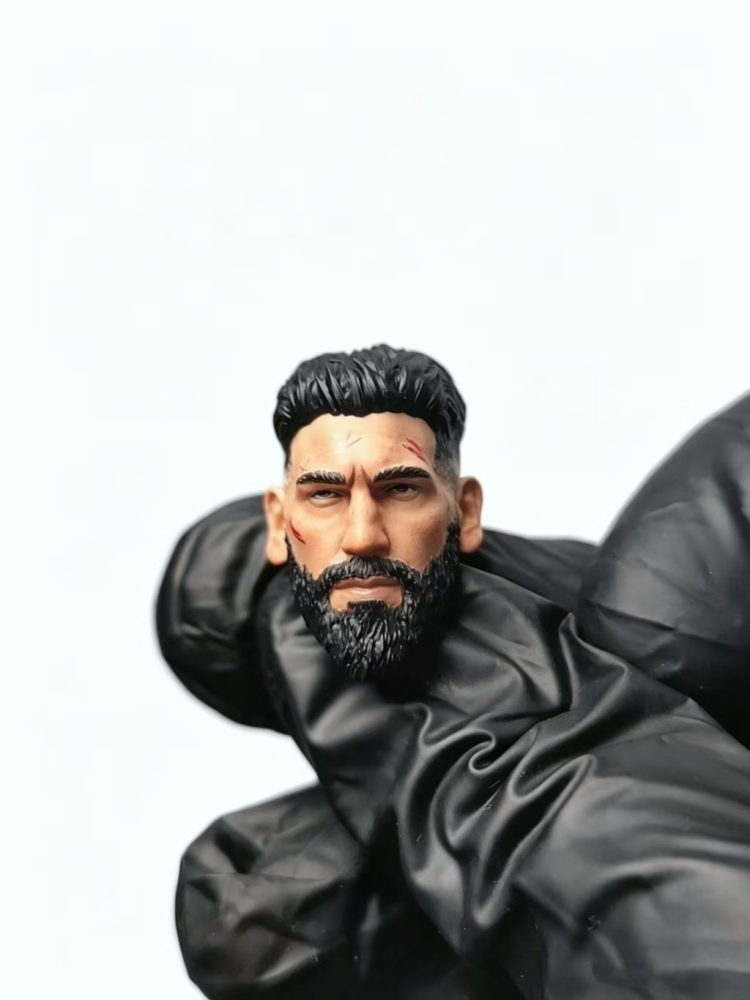 1/12 Netflix Punisher Bearded Head Sculpt