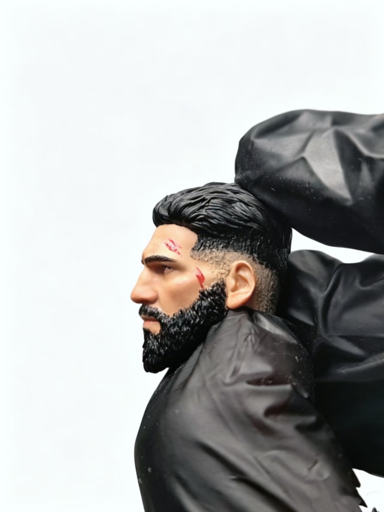 1/12 Netflix Punisher Bearded Head Sculpt