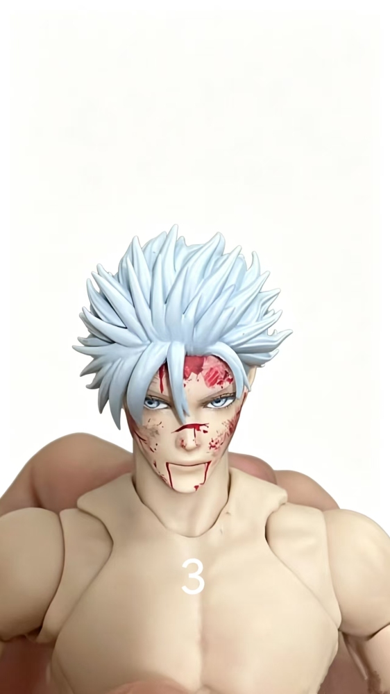 1/12 Scale Hand Polished Painted Arcane Power Character Head Sculpt