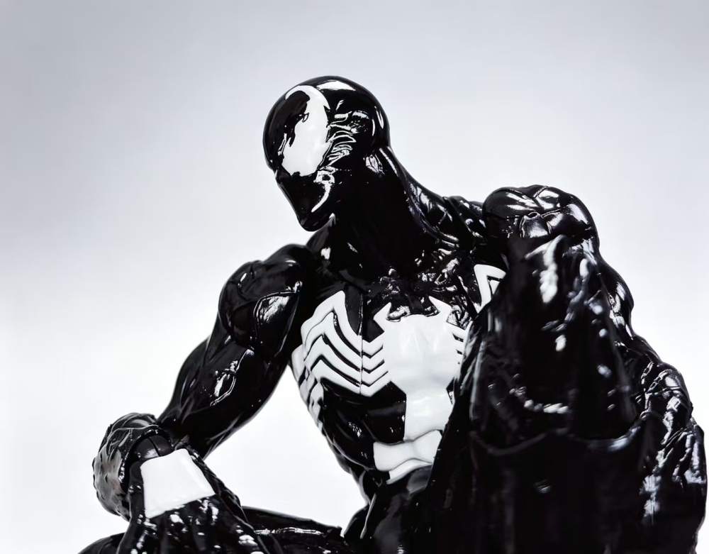 Kaiyodo Symbiote Spideer-boy Corrupted Replacement Head Sculpt 1:12