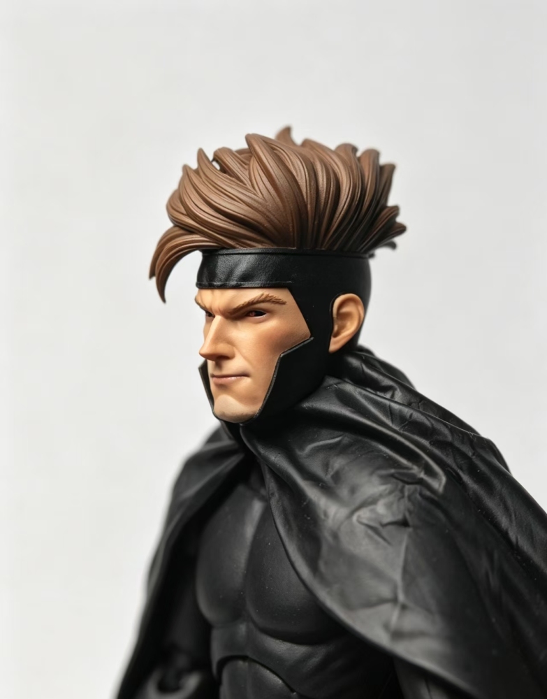 marvellegends mafex Gambit headsculpt 1/12