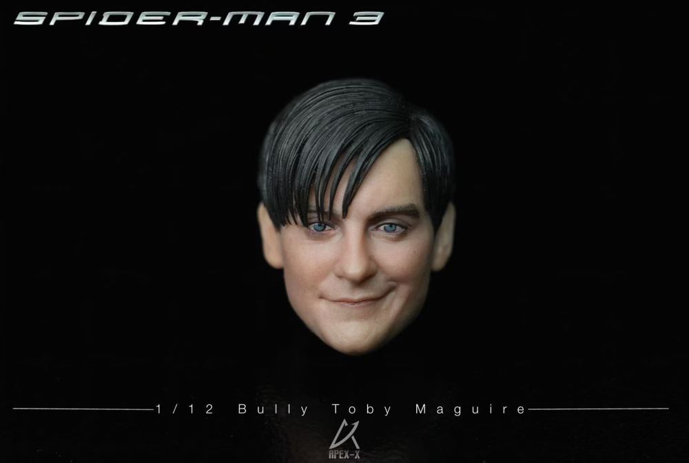 1/12 Evil Tobey Maguire Painted Finished Head (Compatible with SHF, MAFEX, nota)