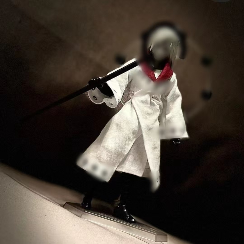 SHF White Haired Mystic Warrior Figurine diydoll 1/12