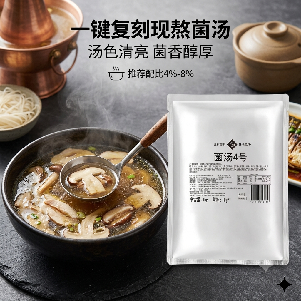 Qianwei Mushroom Soup Base No.4