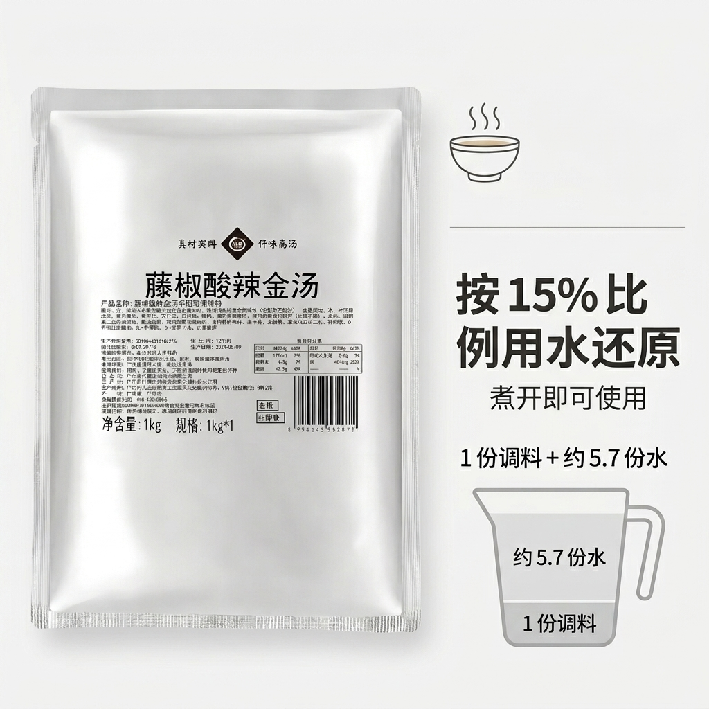 Qianwei Sichuan Pepper Hot & Sour Golden Soup