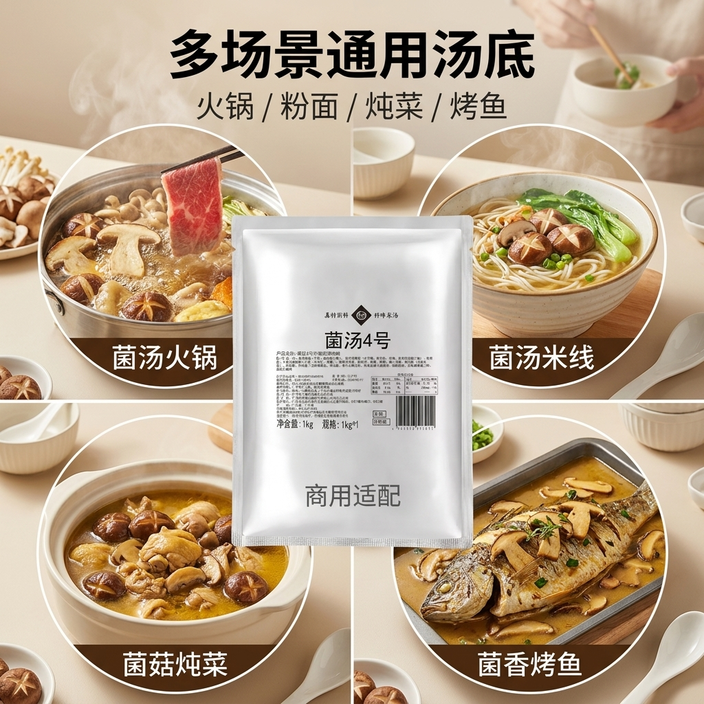 Qianwei Mushroom Soup Base No.4