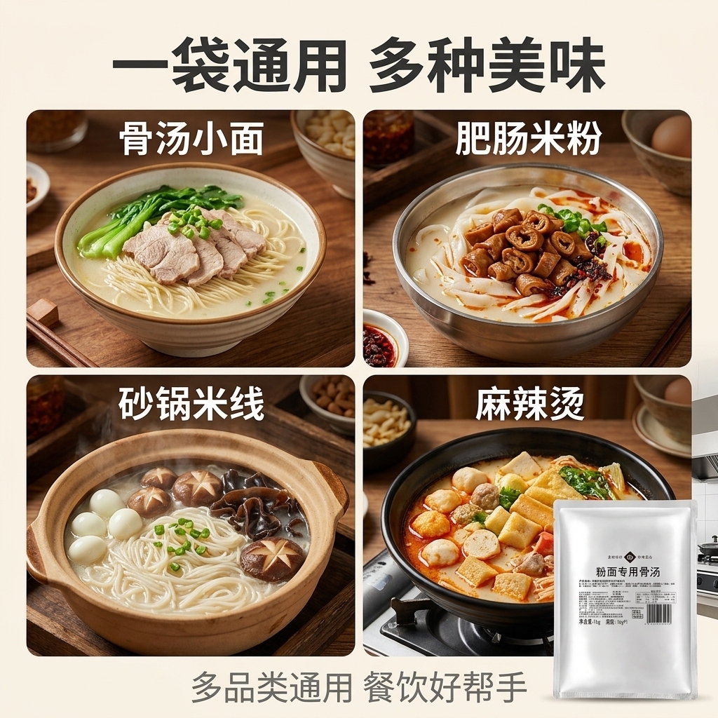 Qianwei Bone Soup for Noodles & Rice Noodles