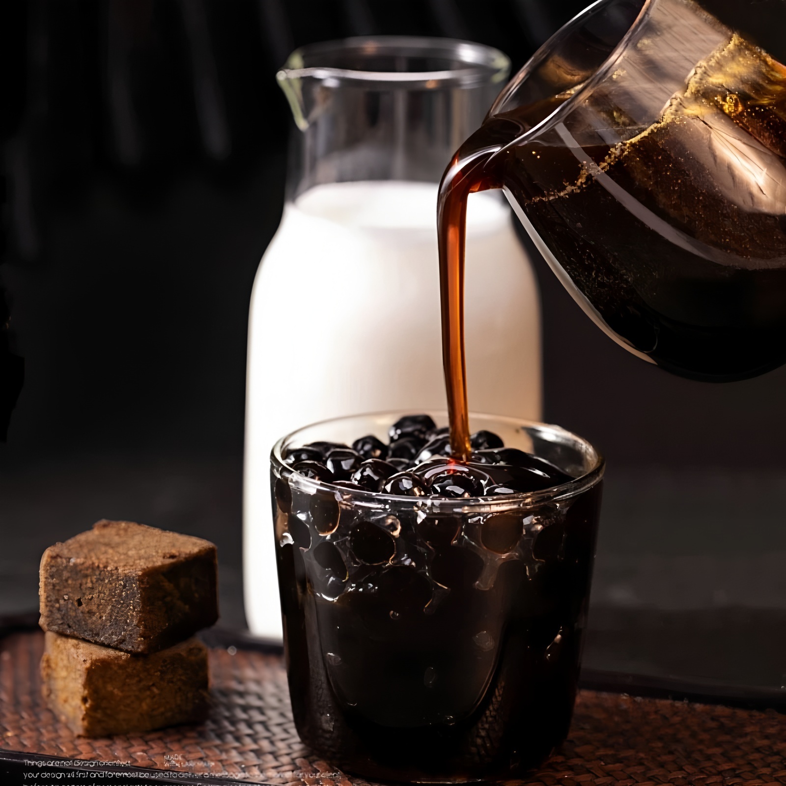 Black Sugar Flavored Syrup 2.35kg Milk Tea Shop Commercial Milk Tea Fruit Tea Raw Material/黑糖风味糖浆2.35kg 奶茶店商用奶茶水果茶原料