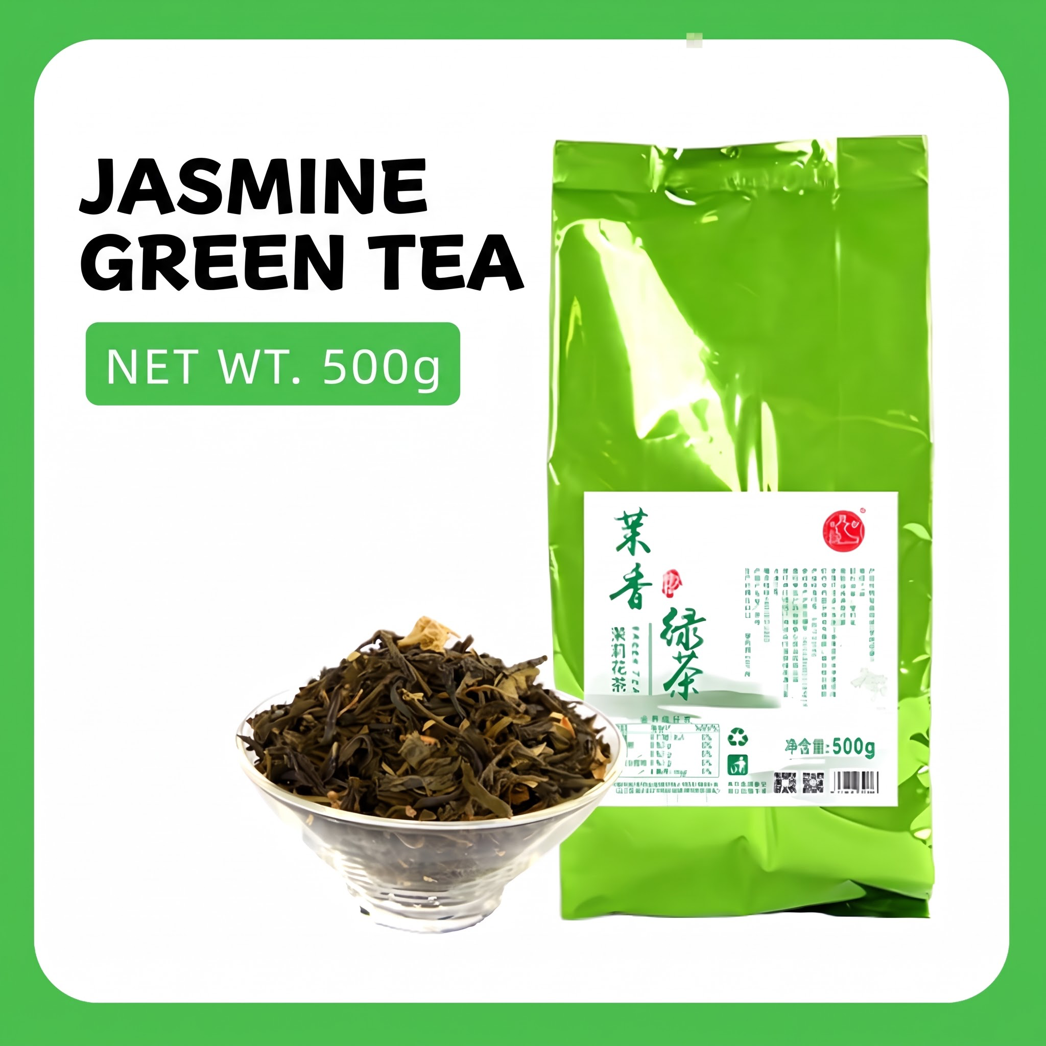 Moxiang Green Tea 500g/茉香绿茶叶500g