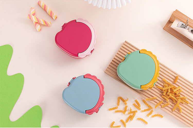 Dino Bento Box for Kids — Divided, Microwave-Safe Lunch Box with Handle & Fruit Compartment