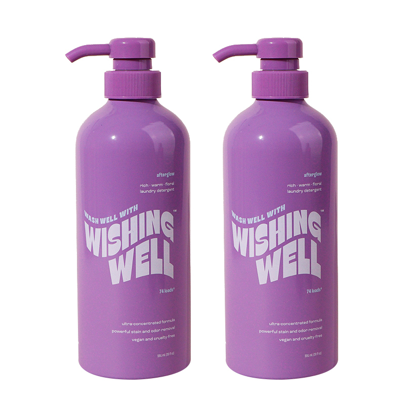 Violet Empty Aluminum Cosmetic Packaging Lotion Bottle 100ml 200ml 300ml 400ml 500ml