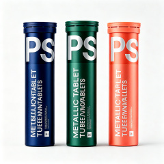 Aluminum Effervescent Tablet Tube Moisture Proof Aluminum Packaging Tube for Effervescent Tablets