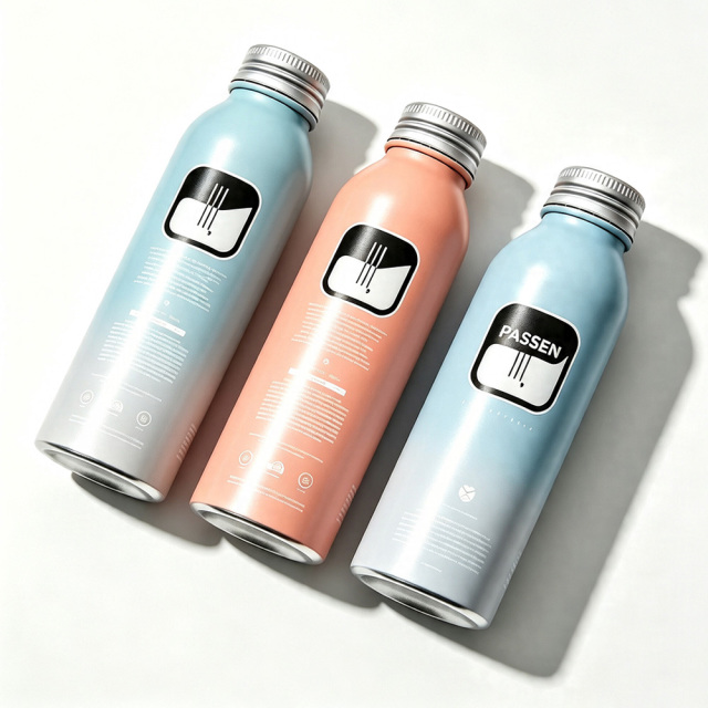 100ml 200ml 250ml 300ml 500ml Premium Aluminum Beverage Bottle for Craft Soda Wine Drink Packaging