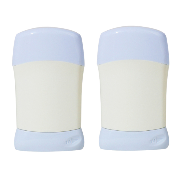Round Twist up Salve Plastic Deodorant Tube 15g 30g 50g 75g White Portable Empty Plastic Deodorant Stick Container