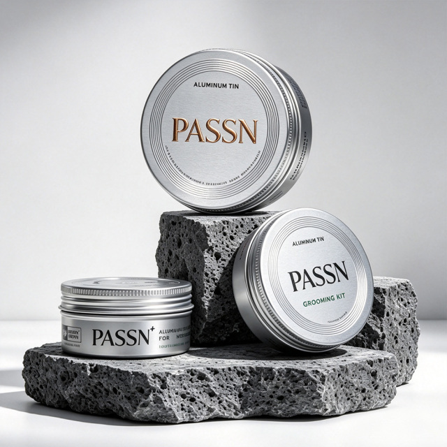 Airtight Aluminum Metal Tins Refillable Cosmetic Jars for Hair Styling Paste Body Cream Ointment and Beauty Balm,PASSEN,Airtight Aluminum Metal Tins Refillable Cosmetic Jars for Hair Styling Paste Body Cream Ointment and Beauty Balm