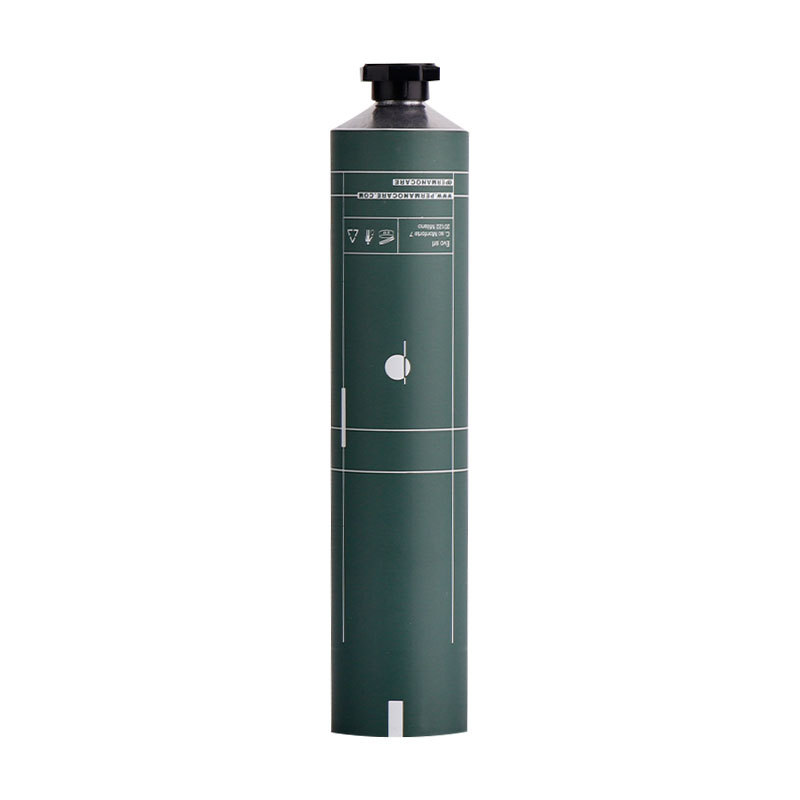 50ml 100ml 150m 200ml Green Matte Aluminum Soft Tube Packaging Hand Cream Tube with Plastic Cap