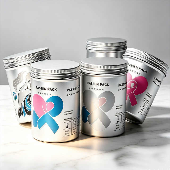 50ml 100ml 200ml 300ml 500ml Standard Food Certificate Aluminum Canister Aluminum Jar Moisture Proof Tea Coffee Medicine Can
