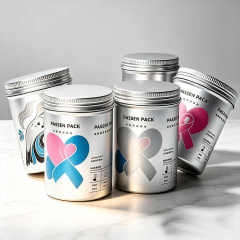 50ml 100ml 200ml 300ml 500ml Standard Food Certificate Aluminum Canister Aluminum Jar Moisture Proof Tea Coffee Medicine Can